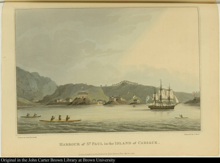 Harbour of St. Paul in the Island of Cadiack