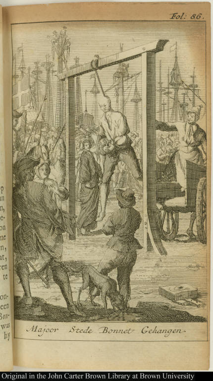 Majoor Stede Bonnet Gehangen.
