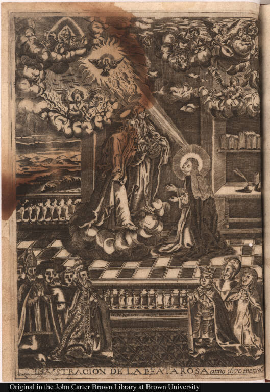 Illustracion de la Beata Rosa