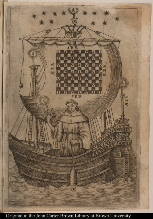 [Fray Luis Cervela and ship]