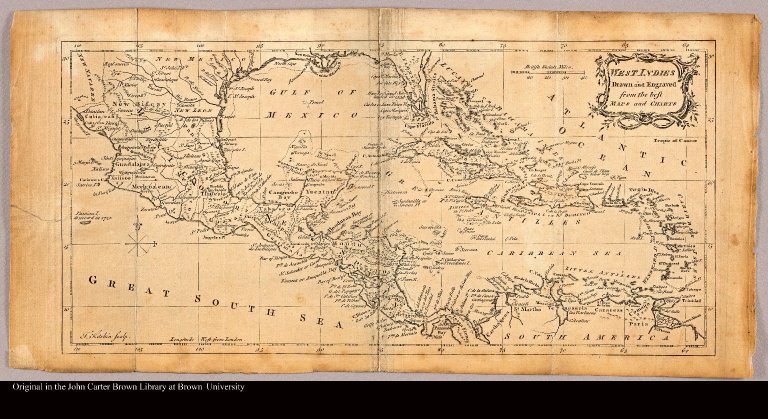 West Indies drawn and engraved rom the best maps and charts