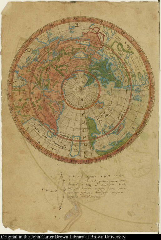 [Polar projection of Arctic]