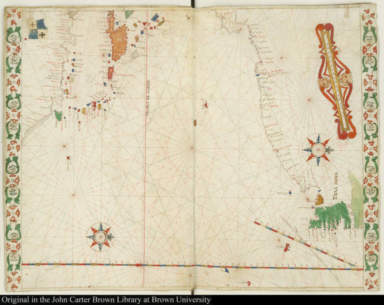 [Map of Newfoundland south to the Caribbean]