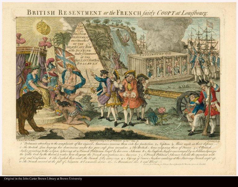BRITISH RESENTMENT or the FRENCH fairly COOPT at Louisbourg