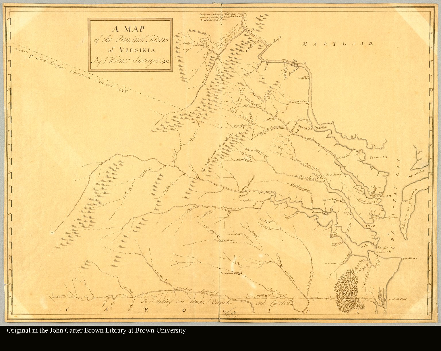 Map Of Virginia With Rivers Labeled - United States Map