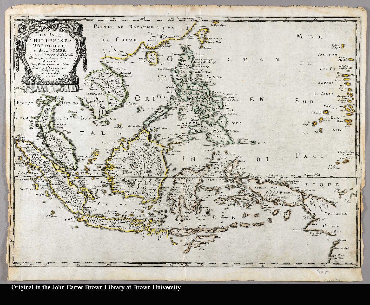 Les Isles Philippines Molucques et de La Sonde par le Sr. Sanson d ...