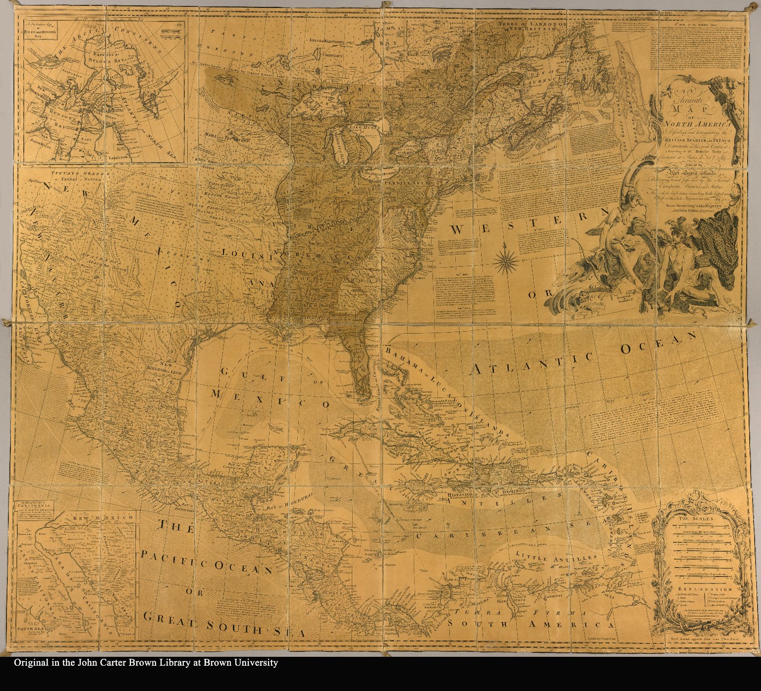 An accurate map of North America describing and distinguishing the ...