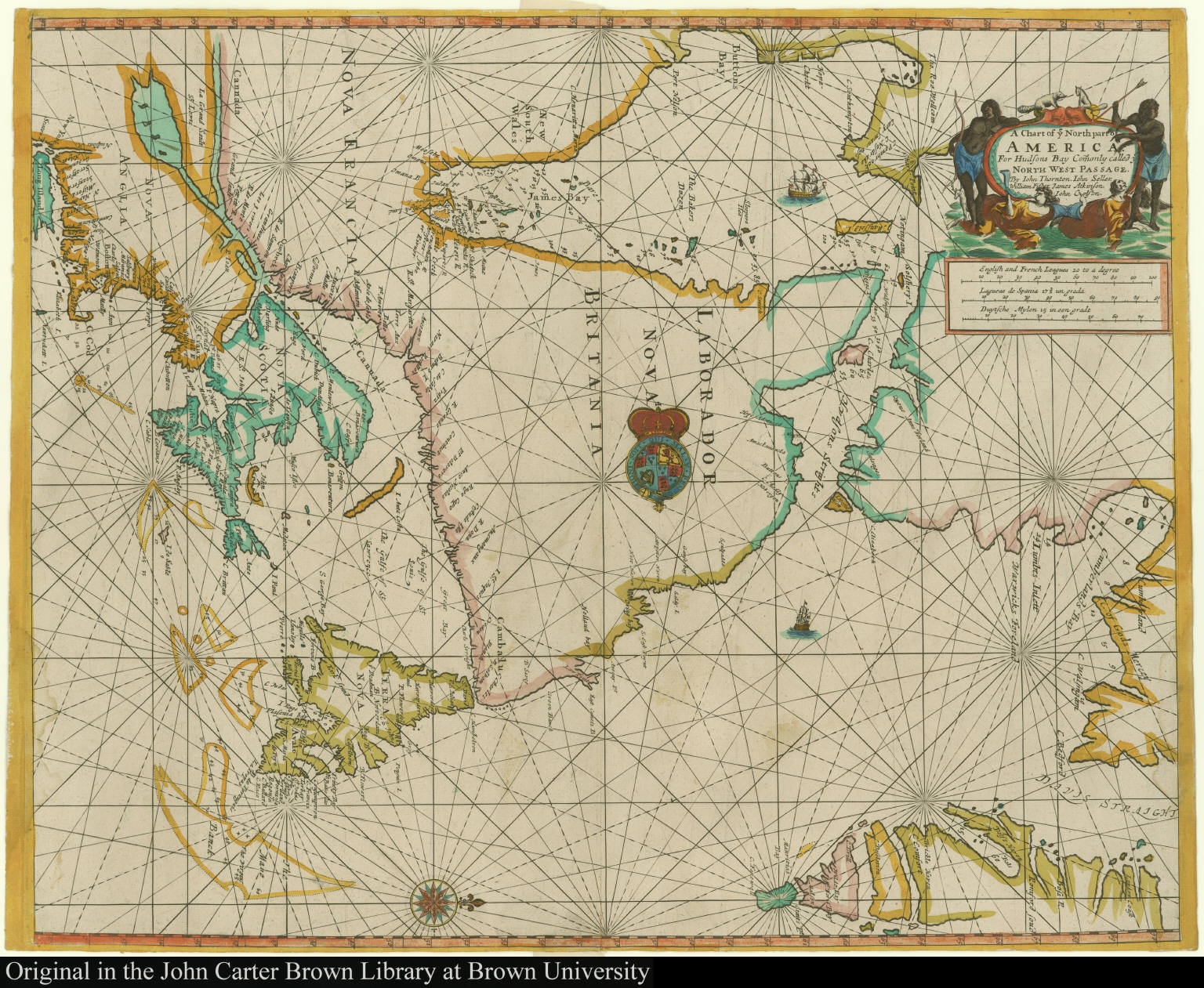 A Chart of ye North part of America For Hudsons Bay Com[m]only called ...